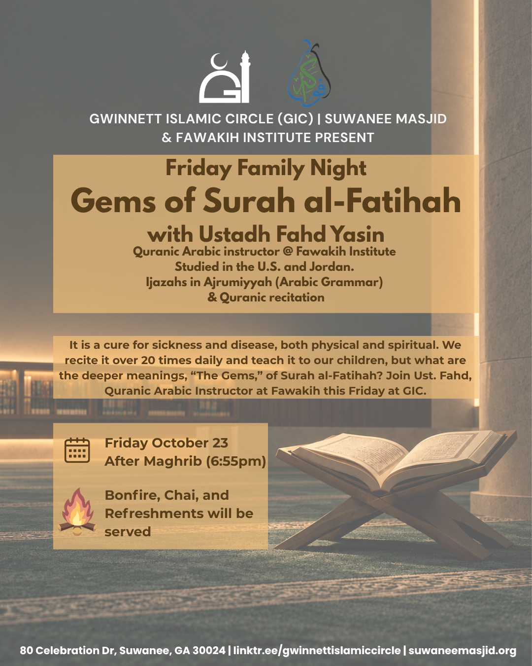 Friday Family Night: Gems of Surah al-Fatihah