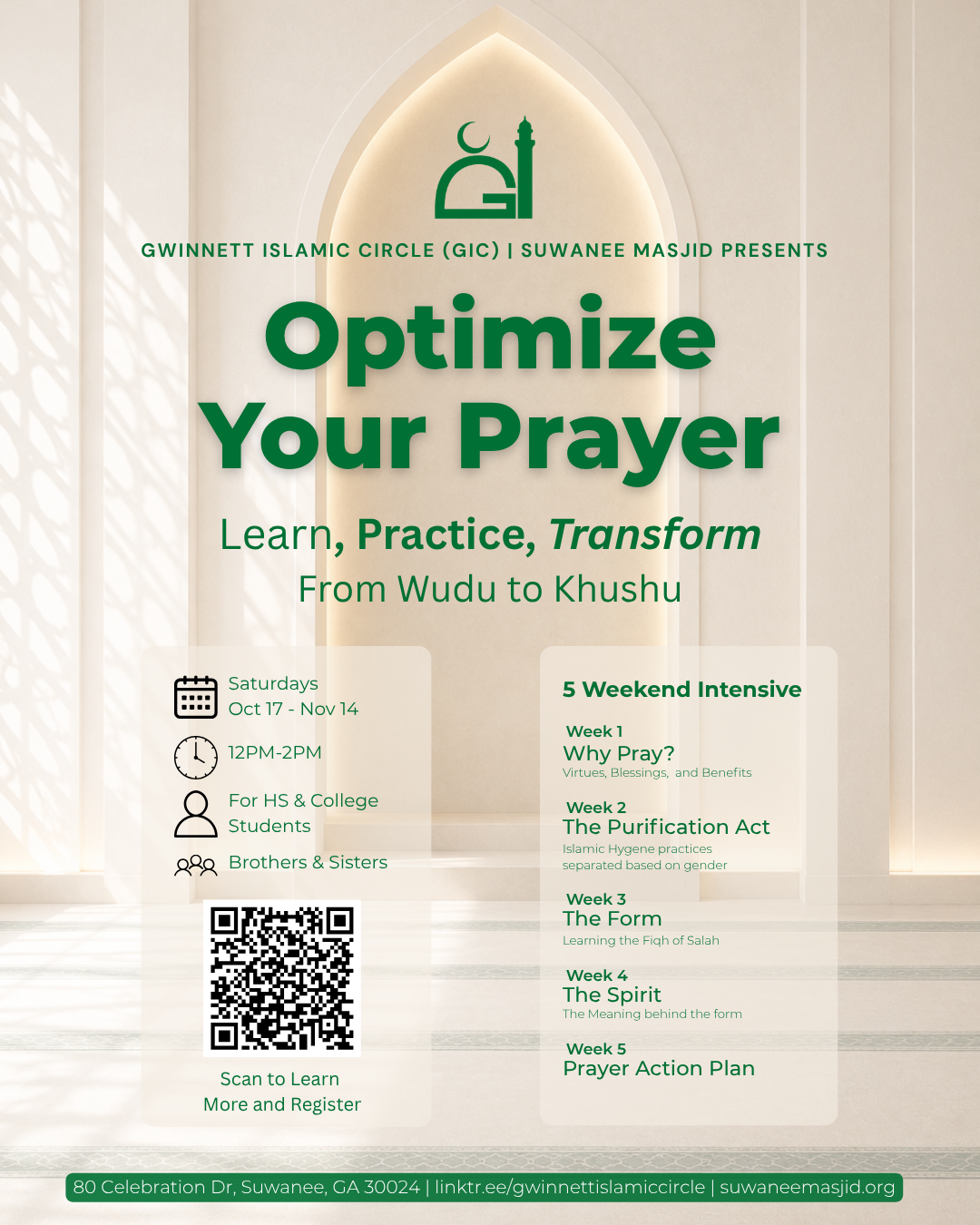 Optimize Your Prayer: Learn, Practice, Transform From Wudu to Khushu